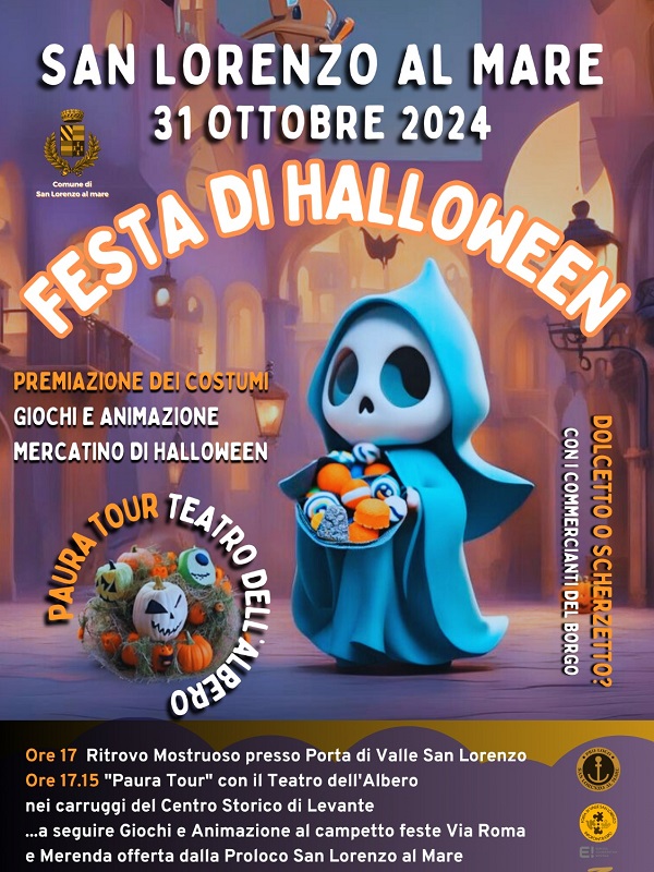 Animazione Halloween Imperia bambini 31 ottobre cosa fare ad halloween a imperia eventi per bambini