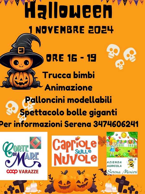 animazione halloween per centro commerciale varazze savona manifestazione organizzare halloween animazione